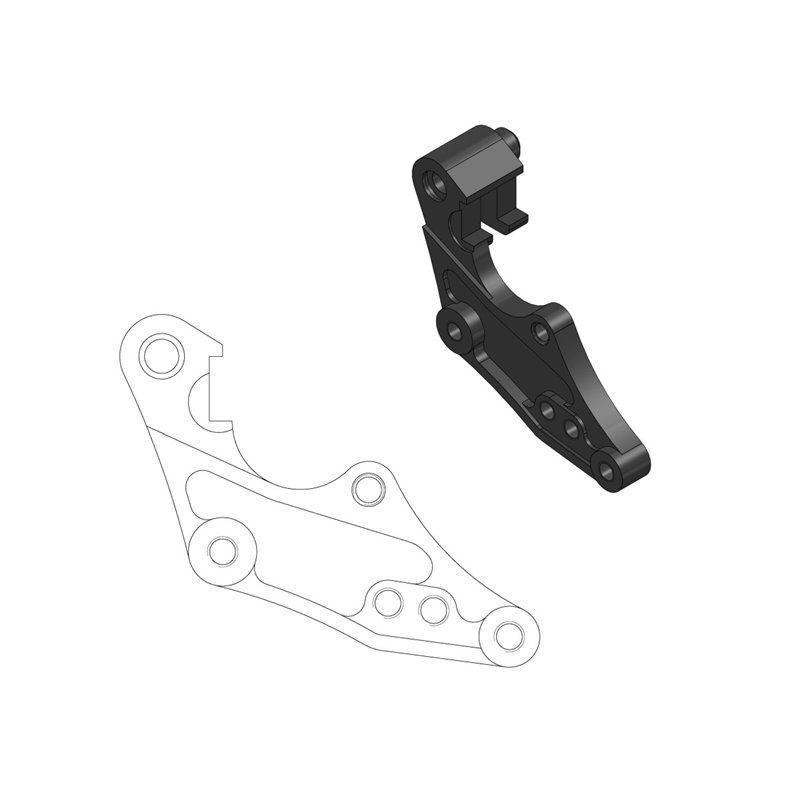 Distanziale pinza freno 298 mm HUSQVARNA 250 FC (pinza Brembo) 14-18