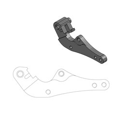 ADATTATORE SUPERMOTARD RACING HUSQVARNA 125 TX (pinza Brembo) 17