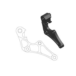 Distanziale pinza freno street HONDA CRF 250 15-18 per motard da 320