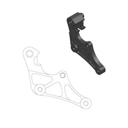 Distanziale pinza freno street YAMAHA YZF 450 FX 16-17 per motard da