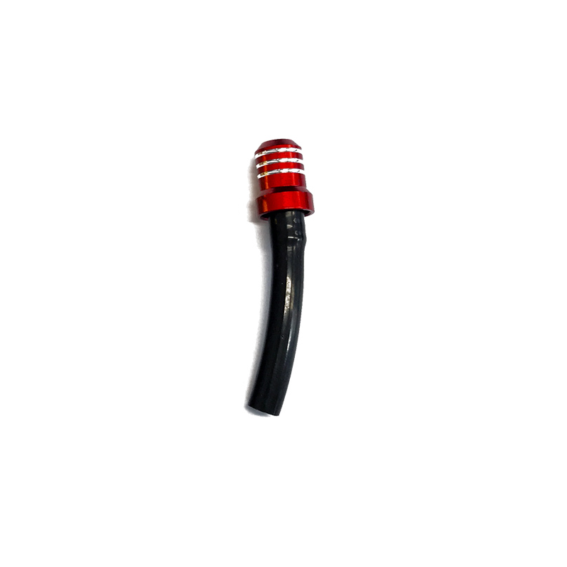 Red tank vent with black short tube-STST.R-NRTeam