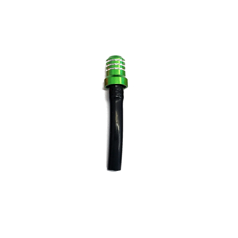 Sfiato serbatoio verde con tubo corto nero-STST.V-NRTeam