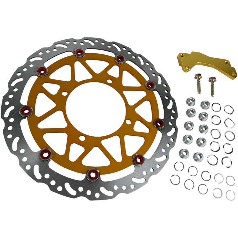 Disco freno anteriore 320 mm HUSABERG Tutti i modelli(perno di fissaggio all’estremità della pastiglia freno) 93-94 