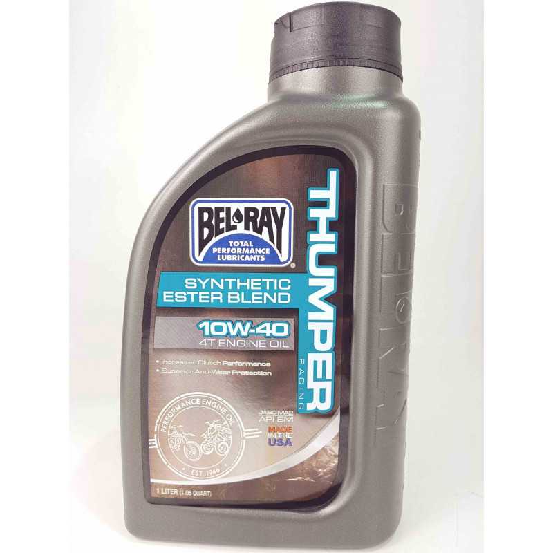 Bel-Ray 10W 40 Thumper Racing Synthetic Ester Blend 4T Olio