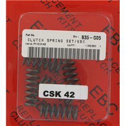 Set molle frizione CSK YAMAHA XT 125 X (3D62/3D64) - 5 Friction plate type 05-06 Ebc