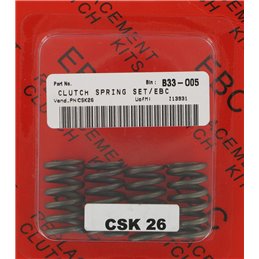 Set molle frizione CSK SUZUKI DR 650 SET/SEV 96-97 Ebc clutch-CSK26-Ebc clutch