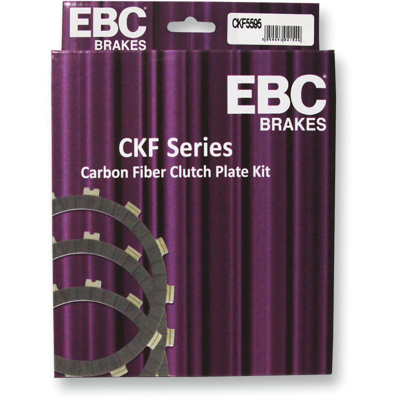 Dischi frizione guarniti CKF carbonio HONDA CRF 450 RD (6 Spring Type) 13 Ebc clutch