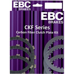 Dischi frizione guarniti CKF carbonio KAWASAKI KX 250 92-02 Ebc clutch