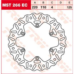 Kit viti disco freno anteriore HUSQVARNA CR125 00-05-1731-0432-TRW