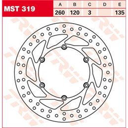 Kit viti disco freno anteriore KTM XCF-W 530 08-12-1731-0627-TRW