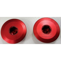 Tapones de eceite CNC x2 ROSSI Aprilia RS MX SX RX 125 ROTAX122-X2CNC-122-R-RiMotoShop