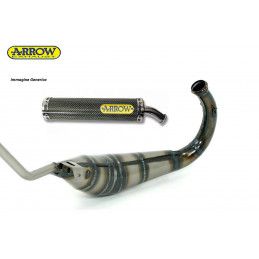 APRILIA RS 125 ARROW expansion d'échappement + silencieux carbone