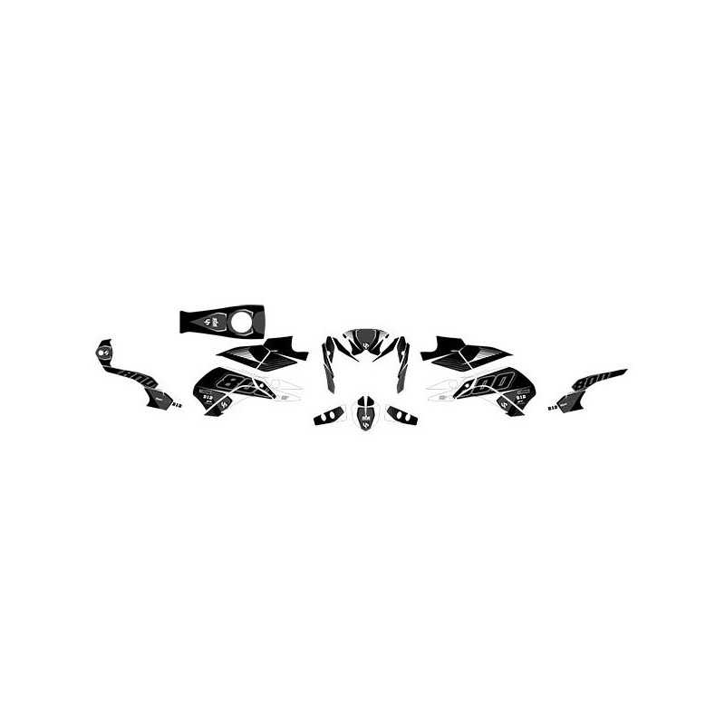 Kit grafiche adesivi YAMAHA FZ-8 2010 - 2014-501020-UP DESIGN