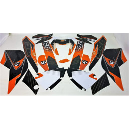 adhésifs Graphics Kit KTM DUKE 690 2010 2015-501009--UP DESIGN