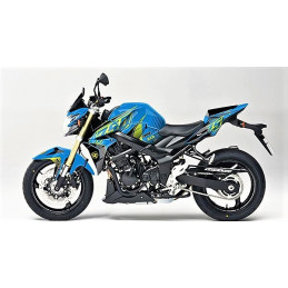 adhésifs Graphics Kit SUZUKI GSR750 08 16 BLEU-jaune-501011--UP