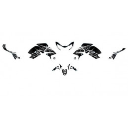 adhésifs Graphics Kit SUZUKI GSR750 08 16 NOIR -