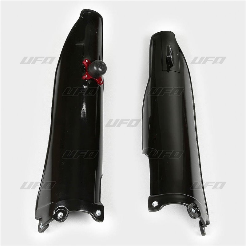 Fork slider protectors noir KAWASAKI KX 250 07-18 with launch control 