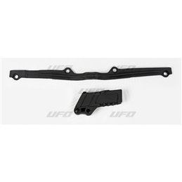 Bracelet de fourche Oeil de la chaîne kit noir KAWASAKI KX 125 03-18 