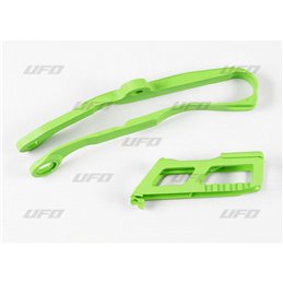 Kit cruna catena & Fascia forcellone nero KAWASAKI KX 450 F 16-18 