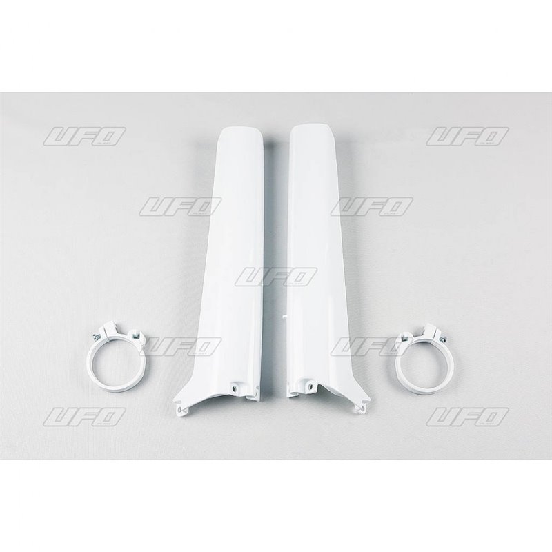 Fork slider protectors blanc SUZUKI RM 125 92-93 