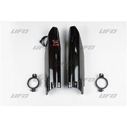Fork slider protectors noir SUZUKI RM 125 04-06 with launch control 