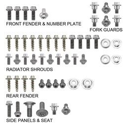 RiMoToShop|Plastic screw kit KTM 250 EXC 17-19-NRTeam