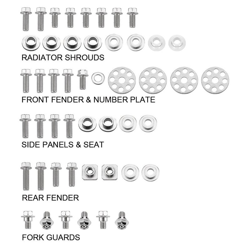 Kit vis plastique Suzuki RMZ 250 (07-09)--DS89.5403-NRTeam