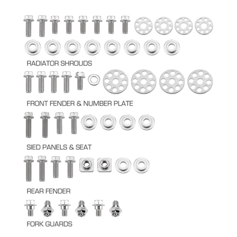 Kit viti plastiche Suzuki RMZ 250 10-18-DS89.5401-NRTeam