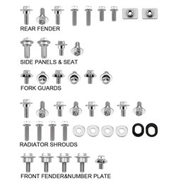 Kit de vis en plastique Kawasaki KX 250 F (17-19)--DS89.5302-NRTeam