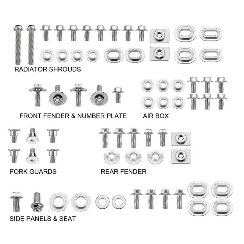 Kit viti plastiche Yamaha YZ 450 F 10-13-DS89.5205-NRTeam