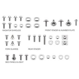 RiMoToShop|Plastic screw kit Yamaha YZ 125 02-19-NRTeam