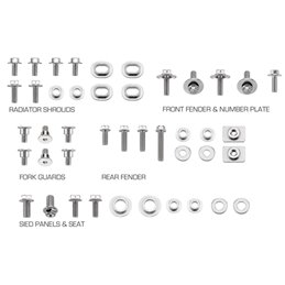 RiMoToShop|Plastic screw kit Yamaha YZ 250 02-19-NRTeam