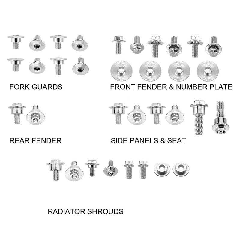 RiMoToShop|Plastic screw kit Honda CRF 250 R 18-19-NRTeam