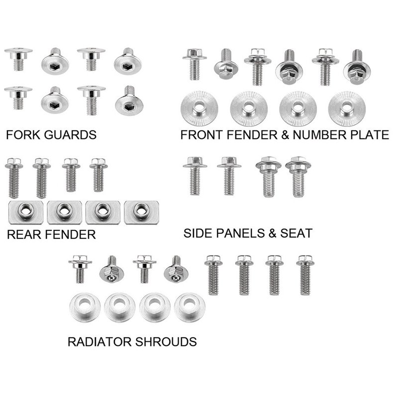 Kit de vis en plastique Honda CRF 250 R (10-13)--DS89.5102-NRTeam