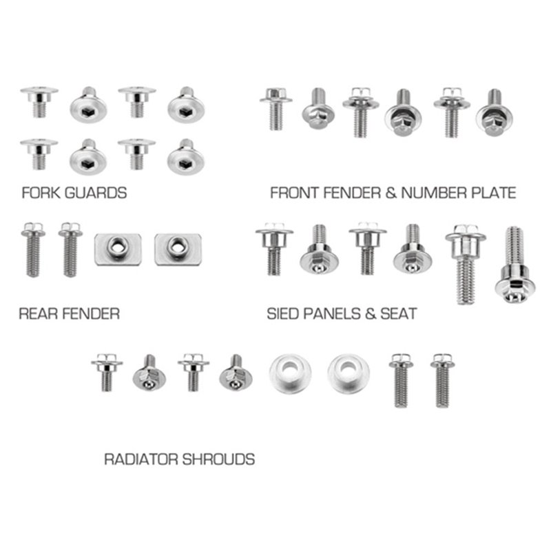RiMoToShop|Plastic screw kit Honda CRF 250 R 14-17-NRTeam