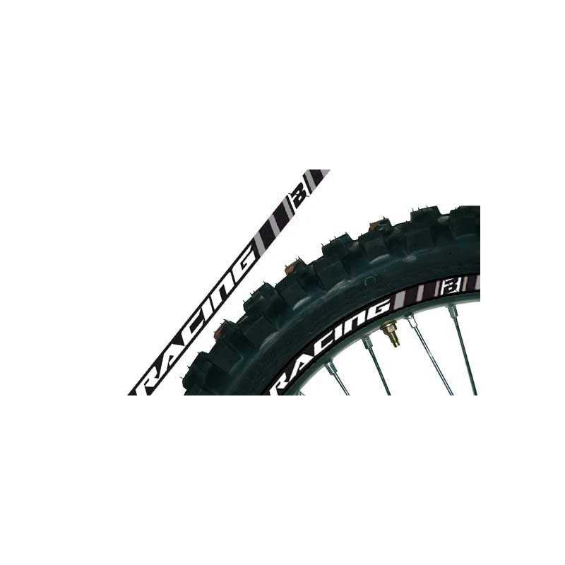 adhésifs pour CERCHI roue gris blackbird racing MOTOCROSS