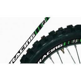 ADHESIVE FOR WHEELS RIM GREEN BLACKBIRD RACING MOTOCROSS