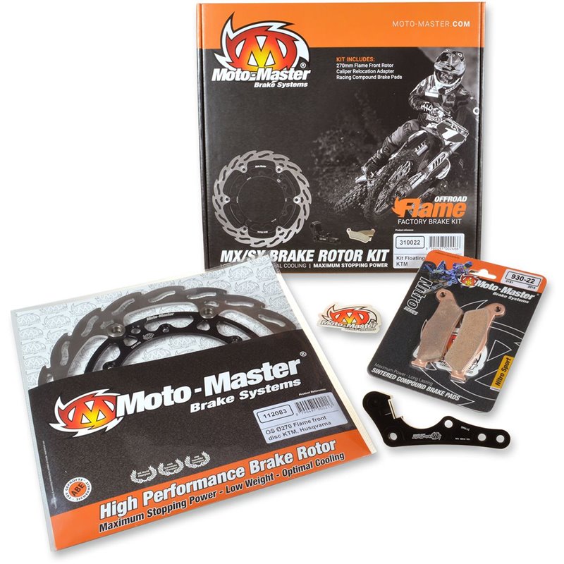 Kit disco freno flottante maggiorato 270mm KAWASAKI KX250F 06-18