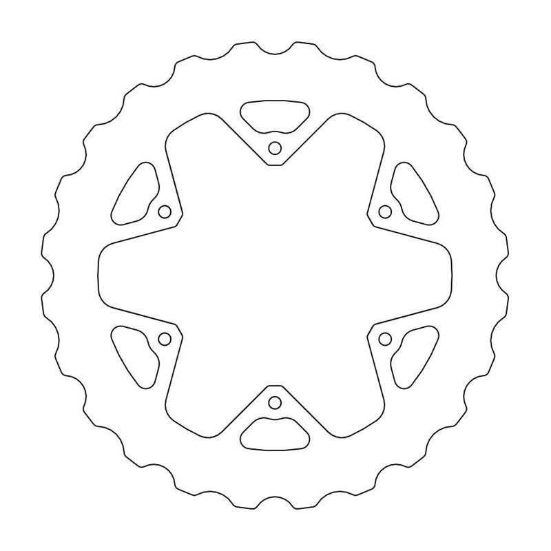 Rear brake disc nitro YZ250F 02-15 Rear brake disc nitro YZ250F 02-15