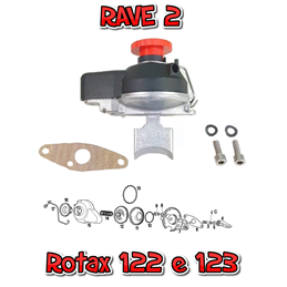 Valvola rave 2 pneumatica HONDA HM 125 motore ROTAX 122 - lavorata-RAVE2-LAV-Rimotoshop