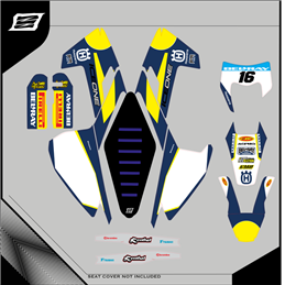 Graphiques personnalisés HUSQVARNA CR 150--GRFK-233-Rimotoshop