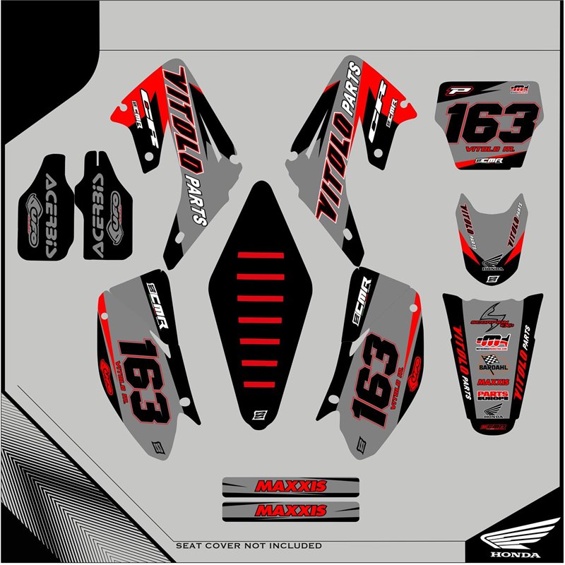 Graphiques personnalisés HONDA CRF 250 X--GRFK-192-Rimotoshop