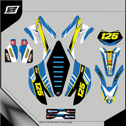 Custom graphics TM RACING  EN/MX 125 CROSS