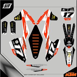Graphiques personnalisés KTM EXC 125 Enduro-route--GRFK-282-Rimotoshop