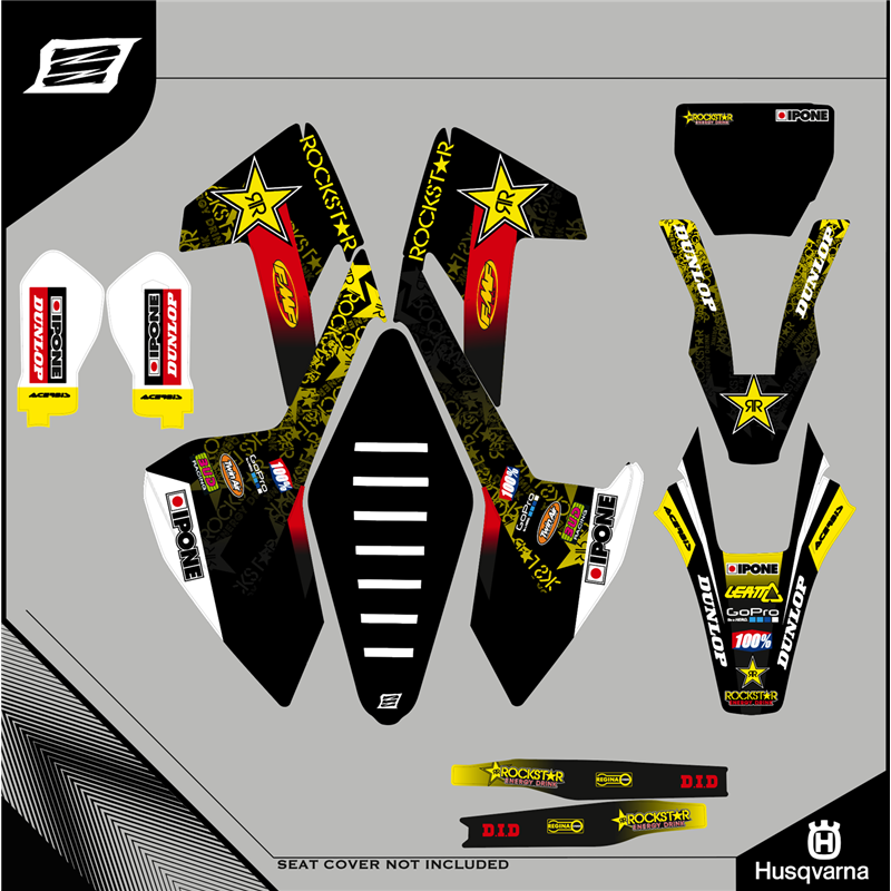 Grafiche personalizzate HUSABERG FC 450 Motocross-GRFK-271-Rimotoshop