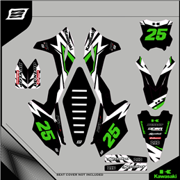 Custom graphics KAWASAKI  KLX 110 Motard - enduro