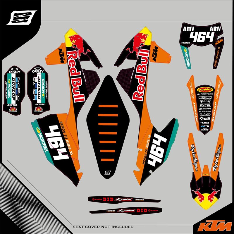 Grafiche personalizzate KTM Super moto 690 Motard-GRFK-318-Rimotoshop