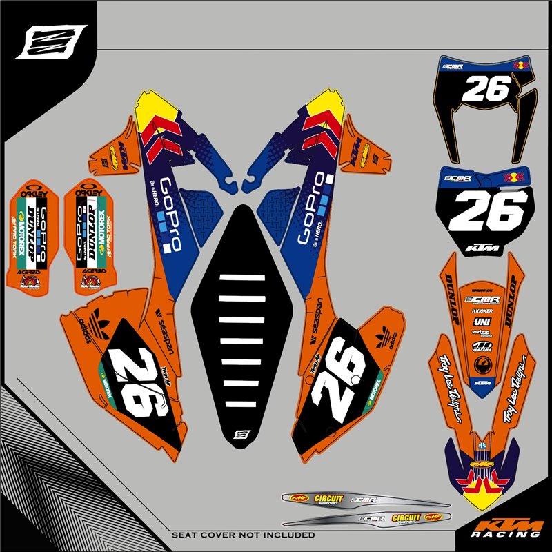 Grafiche personalizzate KTM Super moto 950