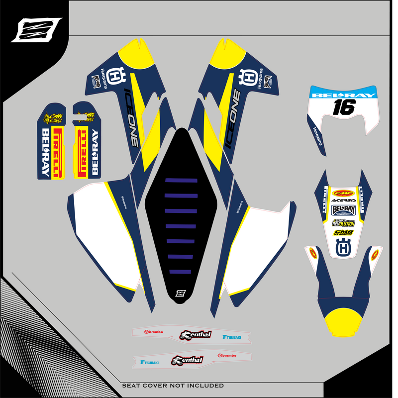 Custom graphics HUSQVARNA  WR 250 