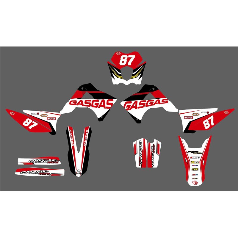 Grafiche personalizzate GASGAS EC 250 F-GRFK-174-Rimotoshop